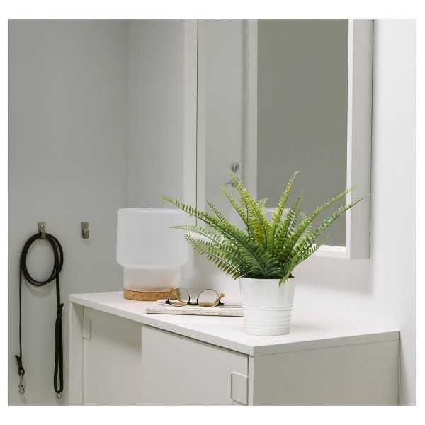 Artificial potted plant, in/outdoor fern, 9 cm - Image 2