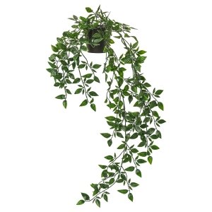 Artificial potted plant, in/outdoor/hanging, 9 cm