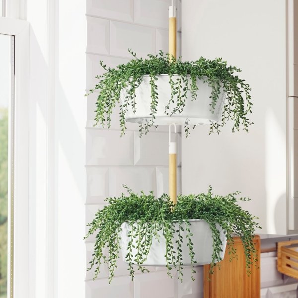 Artificial potted plant, in/outdoor String of beads, 9 cm - Image 2