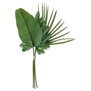 Artificial leaf, in/outdoor/tropical plant bouquet, 39 cm
